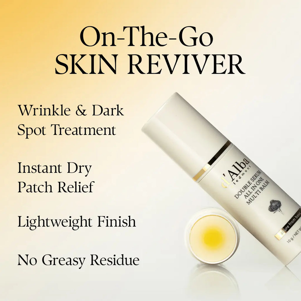 [OFFICIAL D'Alba] [Set] White Truffle First Spray Serum 3.38 Fl Oz + White Truffle Double Serum All-In-One Multi Balm