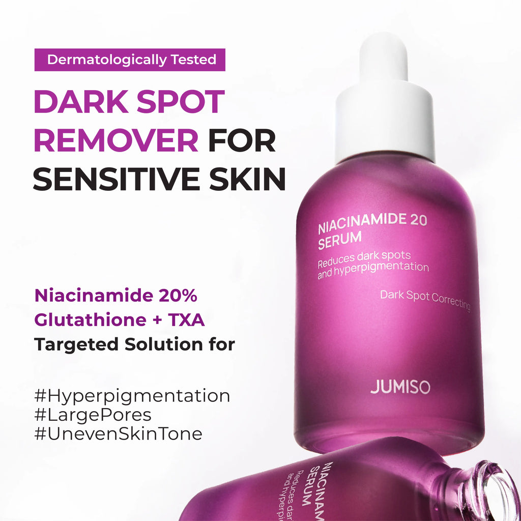 [Jumiso] Niacinamide Dark Spot Correcting Routine Set - Niacinamide 20% Serum, Overnight Cream, Soothing Toner