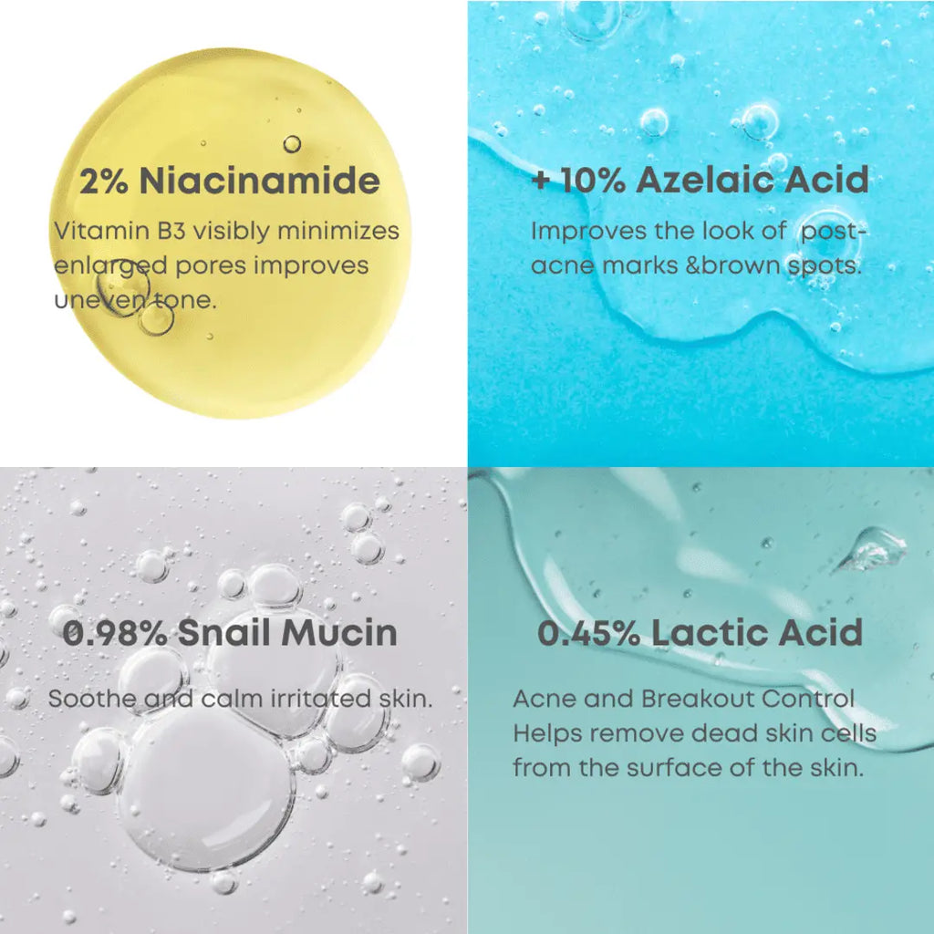 [NINELESS] Azelaic Acid Serum Duo Set (Free Gift Azelaic Acid Cream 15Ml (2Ea)) - Balanced Skin, Reduce Dark Spots