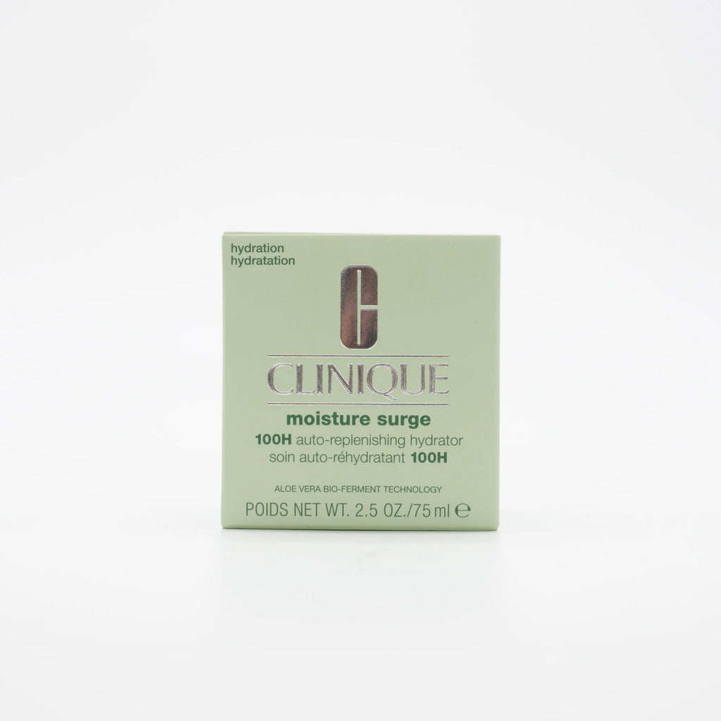 CLINIQUE Moisture Surge 100-Hour Auto-Replenishing Hydrator - 75Ml Lightweight Hyaluronic Acid & Aloe Gel Cream Moisturizer, Long-Lasting Hydrate for Dry & All Skin Types, Radiant Complexion Skincare