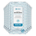 SUNKISS Trustplus Body Wipes with Aloe Extra Thick 8"X12" Cleansing Wipes for Adults Sensitive Skin Disposable Quick-Drying Hypoallergenic