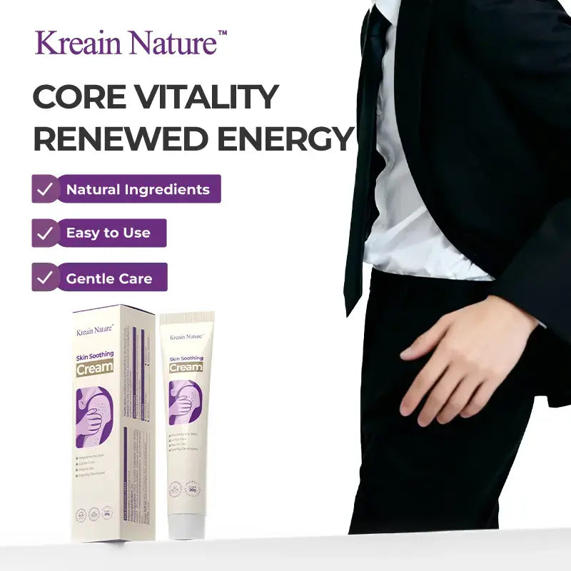 Kreain Nature 1 Skin Soothing Gel - Single Item, Sensitive Skin Care with Natural Extracts of Indian Safflower Root, Tea Tree (Mentha) Leaf and Cica for Irritation