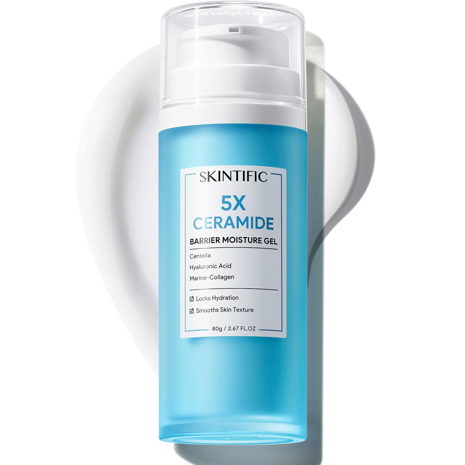 [HOT] SKINTIFIC 5X Ceramide Barrier Repair Moisture Gel - 24H Oil Control Calms Redness & Repairs Skin Barrier