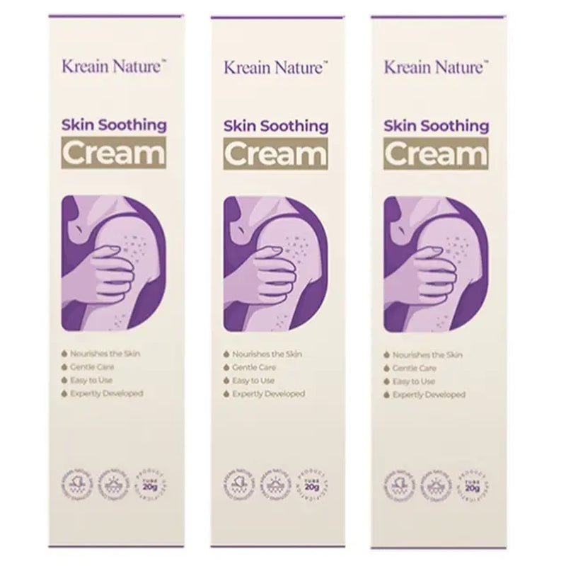Kreain Nature 1 Skin Soothing Gel - Single Item, Sensitive Skin Care with Natural Extracts of Indian Safflower Root, Tea Tree (Mentha) Leaf and Cica for Irritation