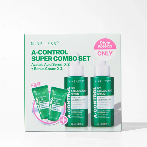 [NINELESS] Azelaic Acid Serum Duo Set (Free Gift Azelaic Acid Cream 15Ml (2Ea)) - Balanced Skin, Reduce Dark Spots
