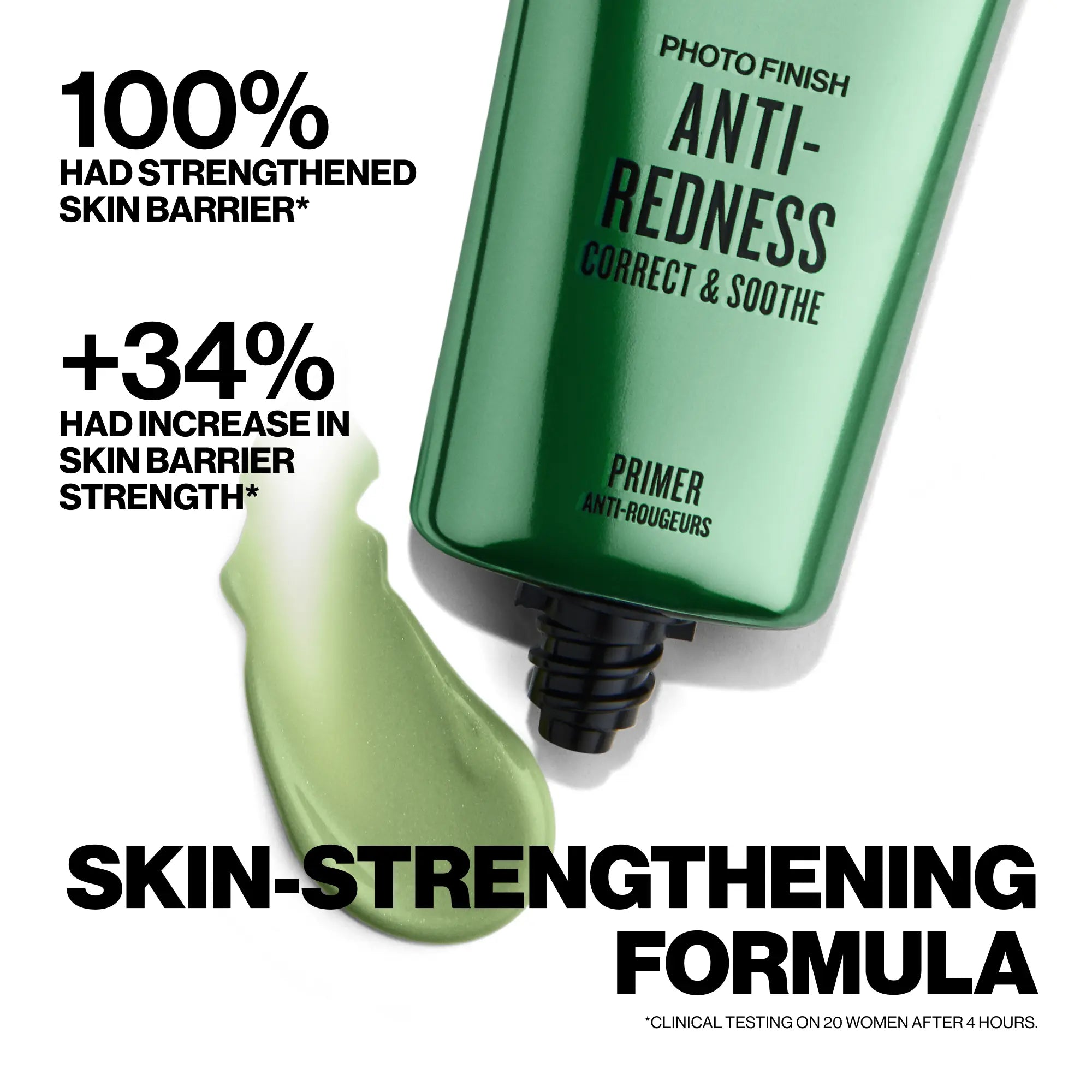 Smashbox Photo Finish Anti-Redness Correct & Soothe Primer - Lightweight, Neutralizes Redness, Soothes & Strengthen Skin with Skin-Caring Ingredients