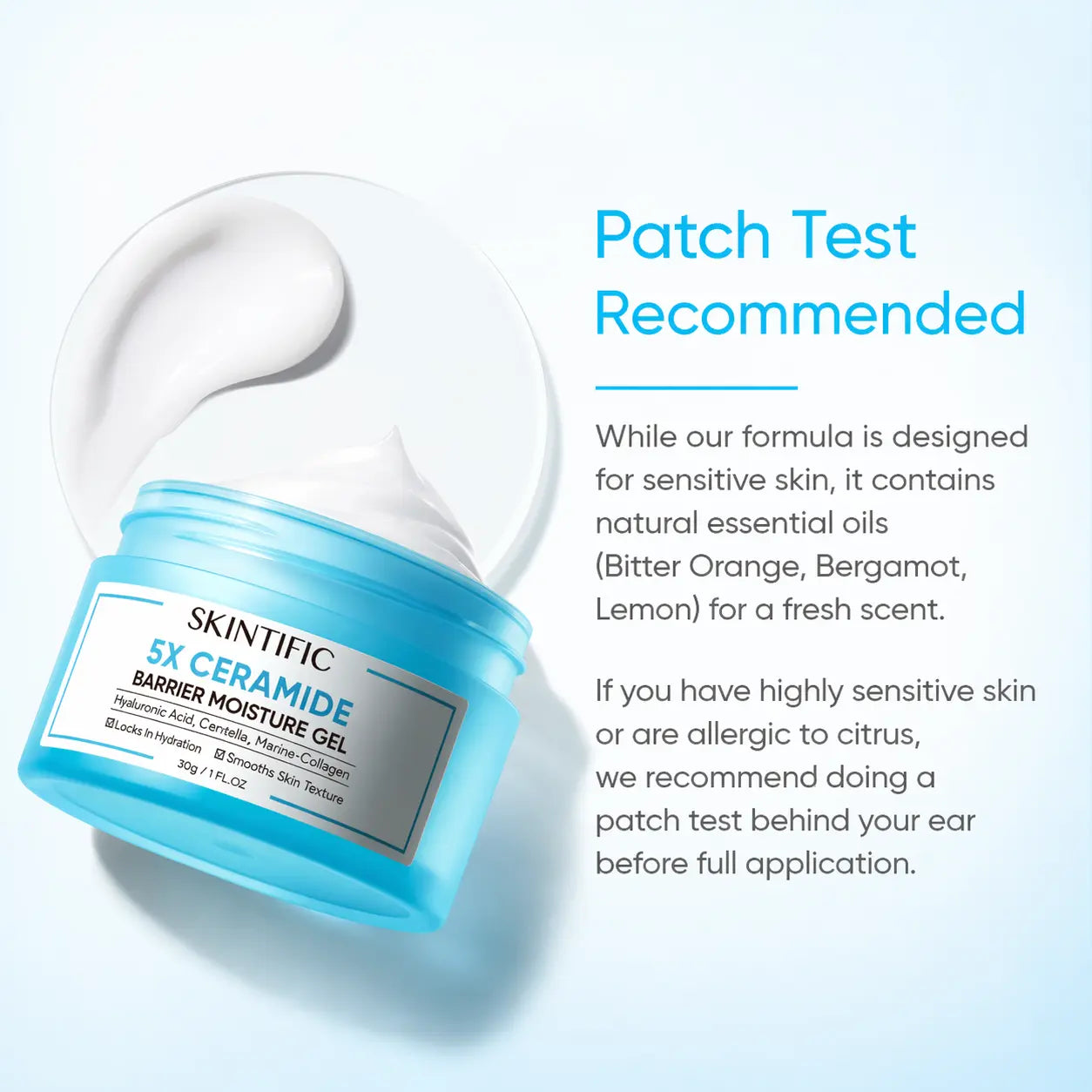 [HOT] SKINTIFIC 5X Ceramide Barrier Repair Moisture Gel - 24H Oil Control Calms Redness & Repairs Skin Barrier