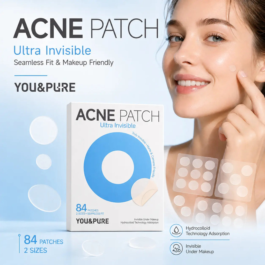 YOU&PURE Acne Patch Ultra Invisible, Acne Treatment Products, Acne Patches, Blackhead Remover, Facial Acne Patches, Acne Cotton Pads, Acne Treatment Strips