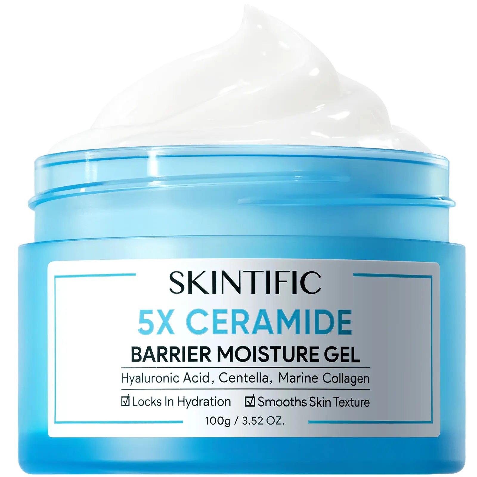 [HOT] SKINTIFIC 5X Ceramide Barrier Repair Moisture Gel - 24H Oil Control Calms Redness & Repairs Skin Barrier