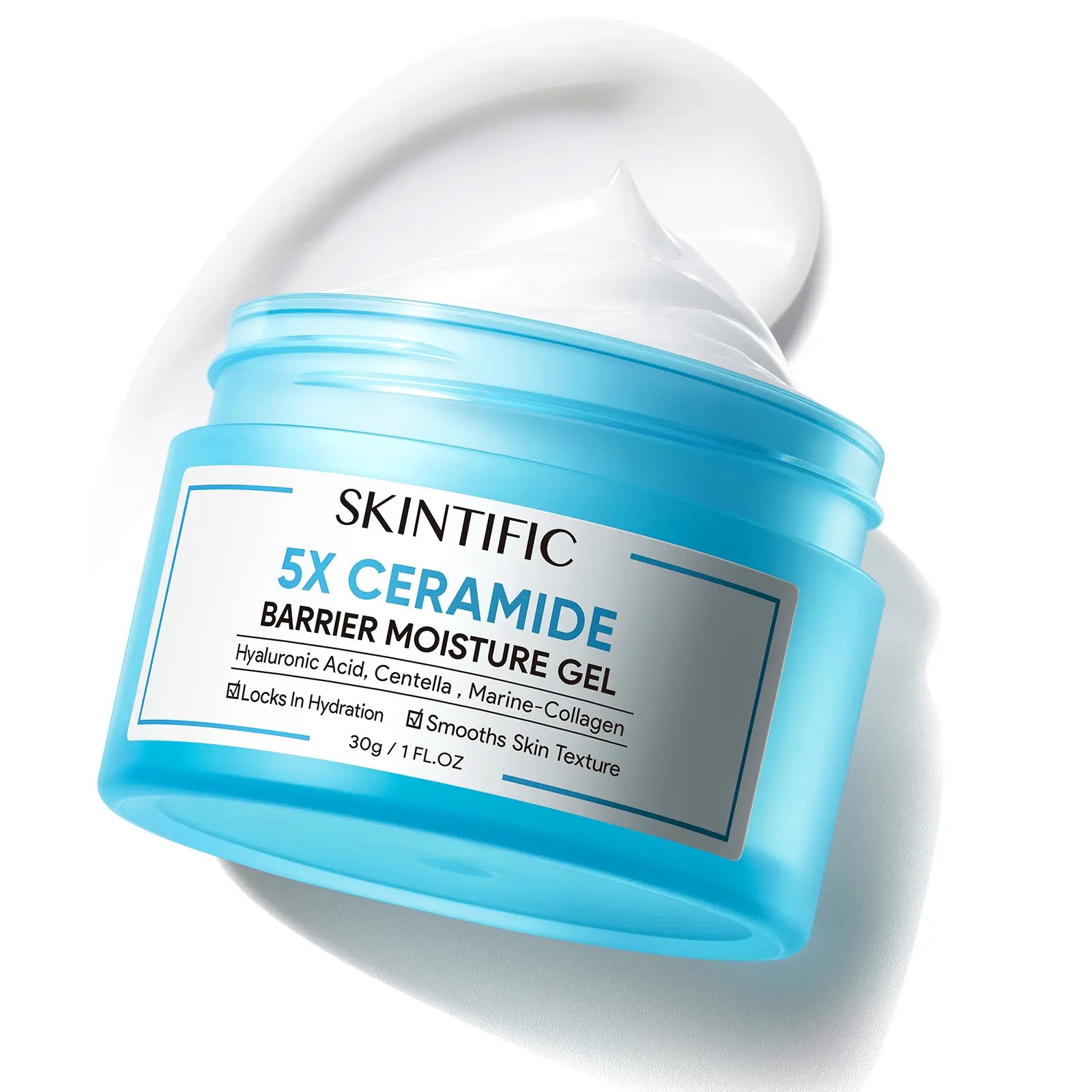 [HOT] SKINTIFIC 5X Ceramide Barrier Repair Moisture Gel - 24H Oil Control Calms Redness & Repairs Skin Barrier