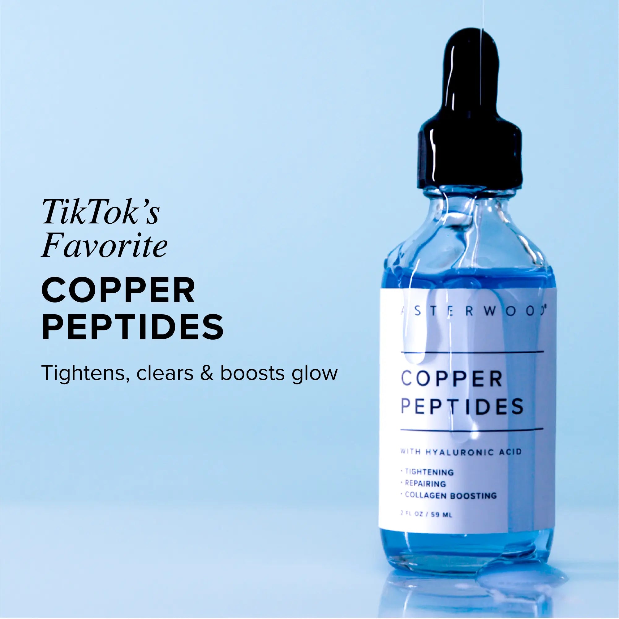 Tiktok Shop Exclusive: Ascension Bundle - Copper Peptides (Ghk-Cu) Serum + Cleaning Gel + Hypochlorous Acid Mist for Elite Skin Barrier & Next-Level Glow