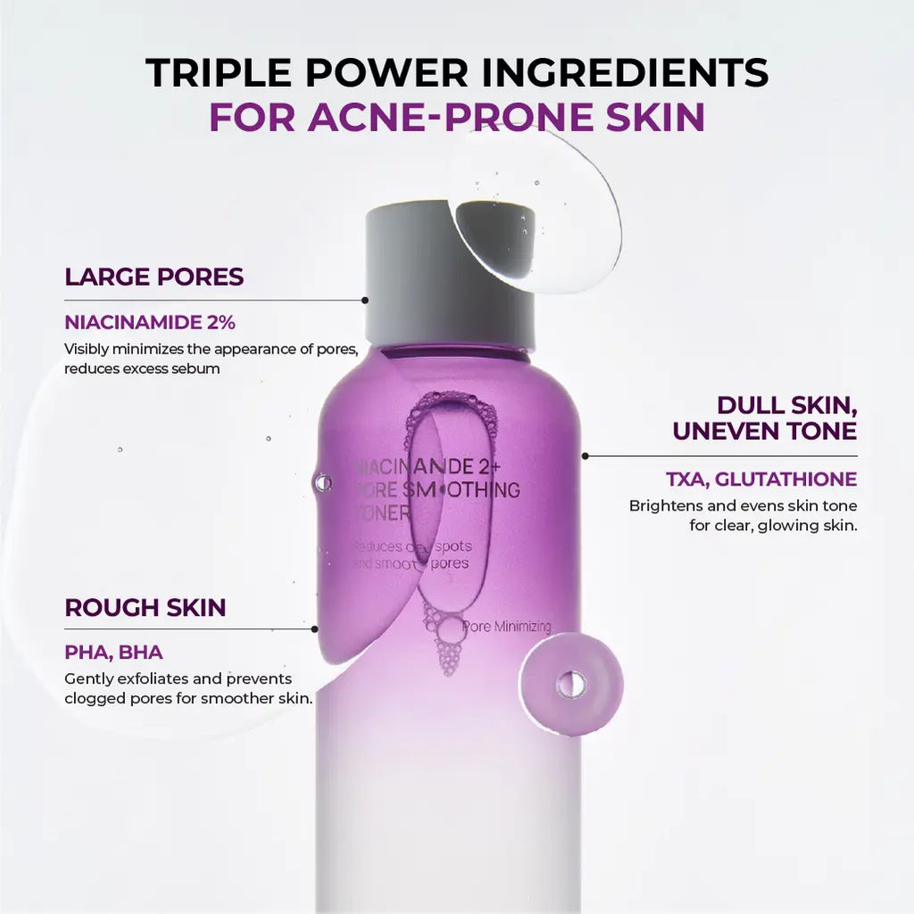 [Jumiso] Niacinamide Dark Spot Correcting Routine Set - Niacinamide 20% Serum, Overnight Cream, Soothing Toner