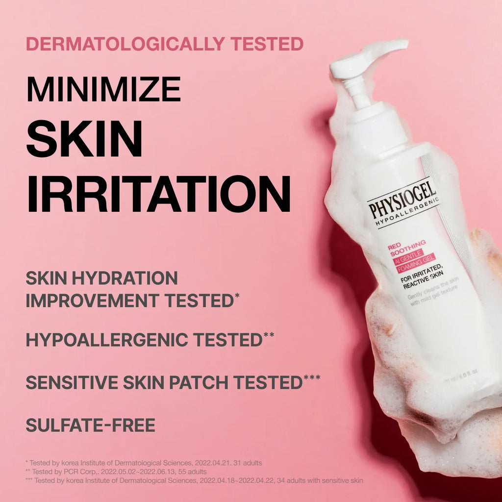 [PHYSIOGEL Official] Post-Laser Recovery & Redness Care Bundle: Intense Hydration Set for Sensitive Skin - Soothing Facial Cream + Gentle Cleanser, Korean Skincare, National Eczema Association