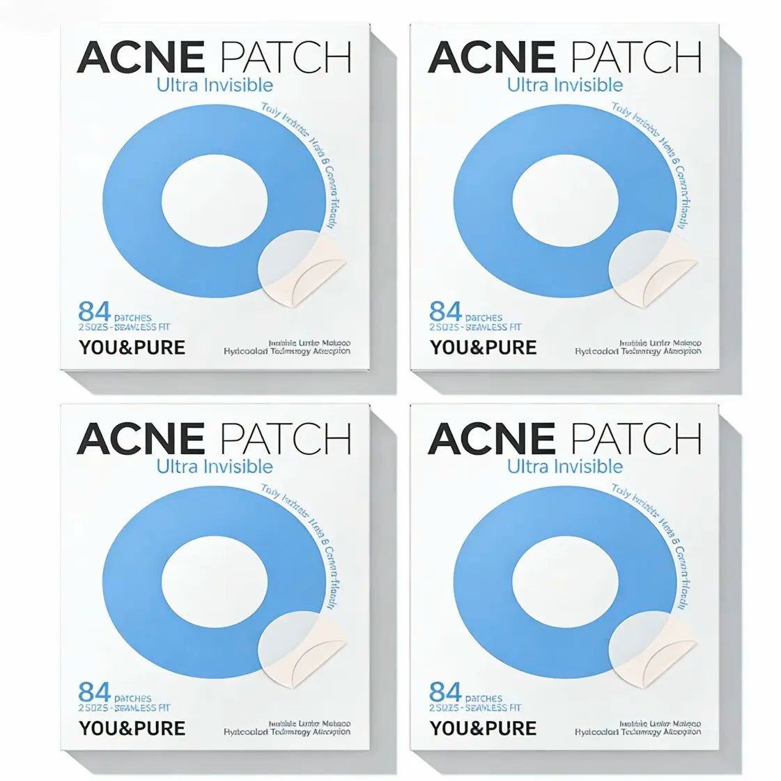 YOU&PURE Acne Patch Ultra Invisible, Acne Treatment Products, Acne Patches, Blackhead Remover, Facial Acne Patches, Acne Cotton Pads, Acne Treatment Strips