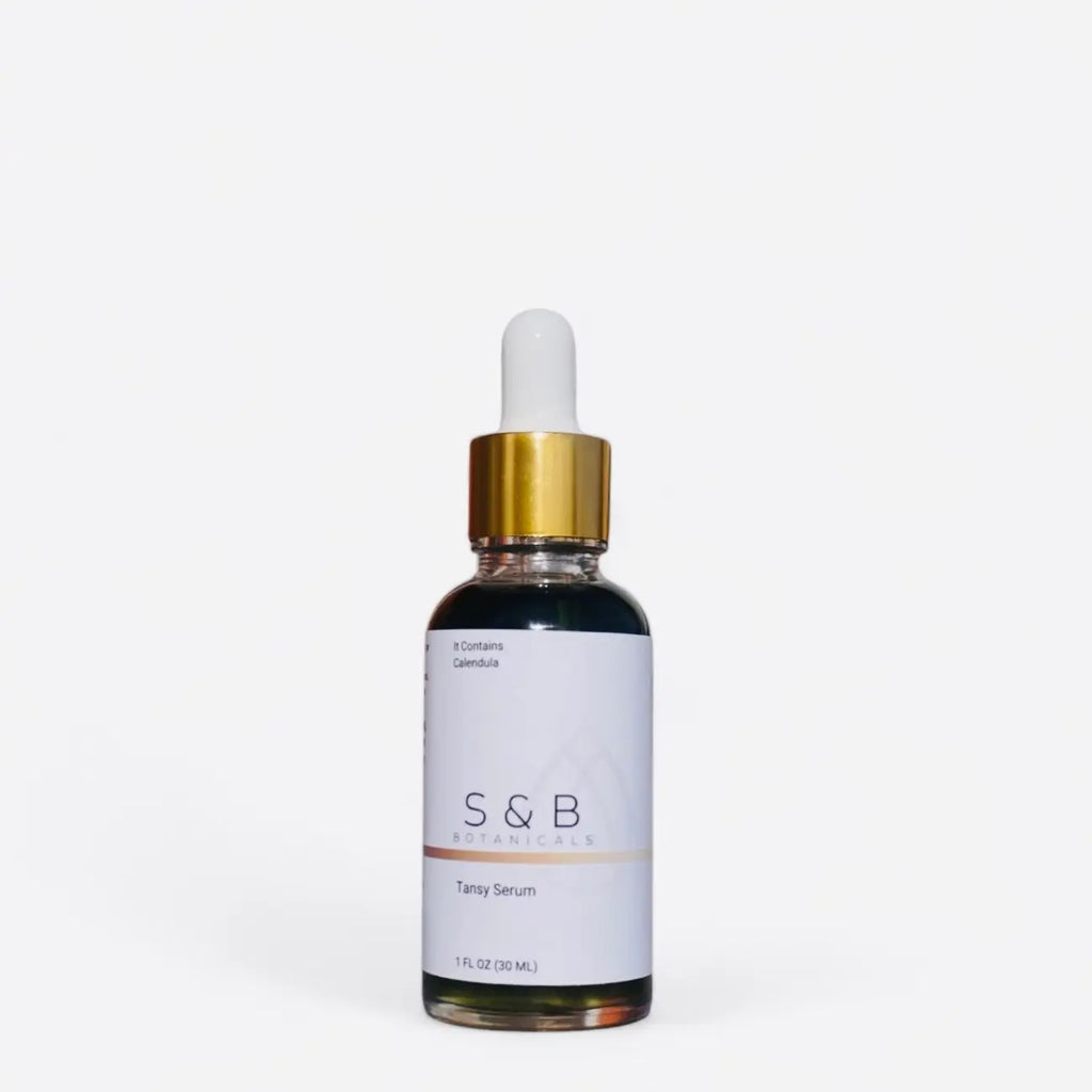 S&B Tansy Serum Oil Organic Skincare Face Oil with Jojoba & Calendula for Radiant Skin 1Oz