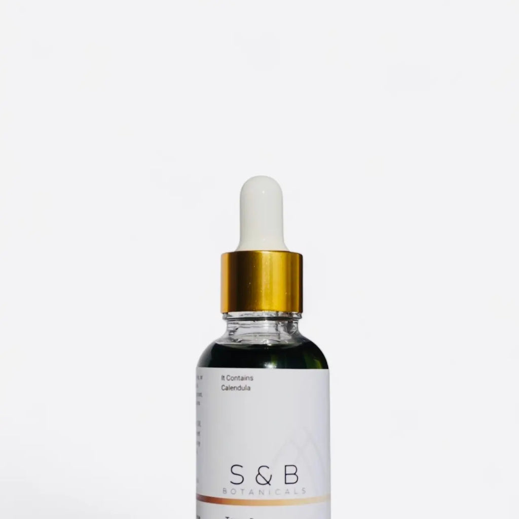 S&B Tansy Serum Oil Organic Skincare Face Oil with Jojoba & Calendula for Radiant Skin 1Oz