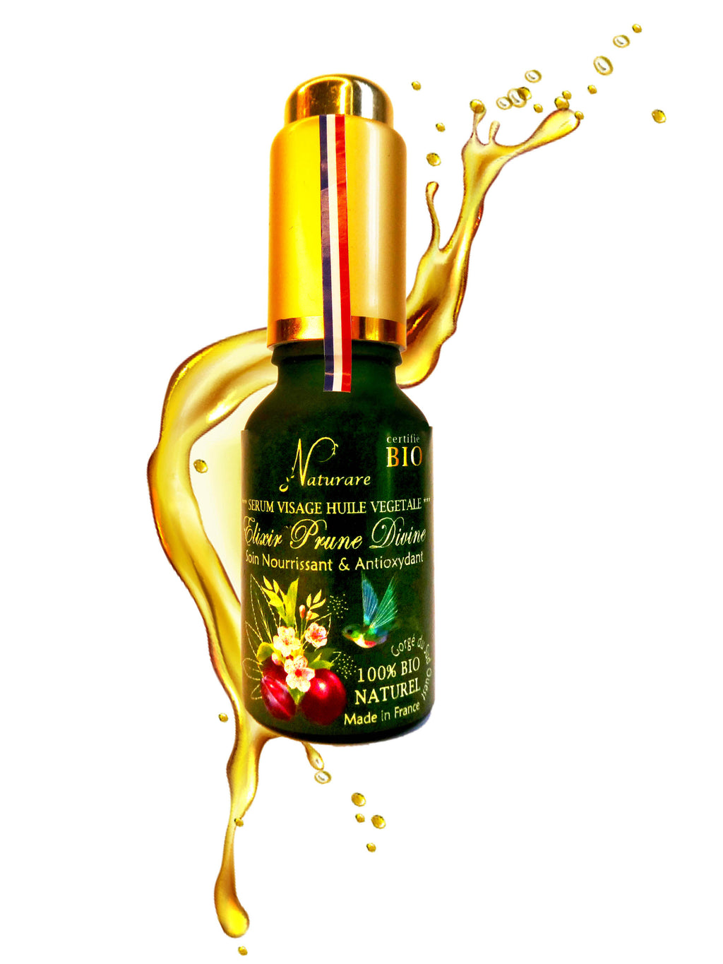 ELIXIR PRUNE DIVINE BIO - Sérum Huile Végétale, Complément Alimentaire