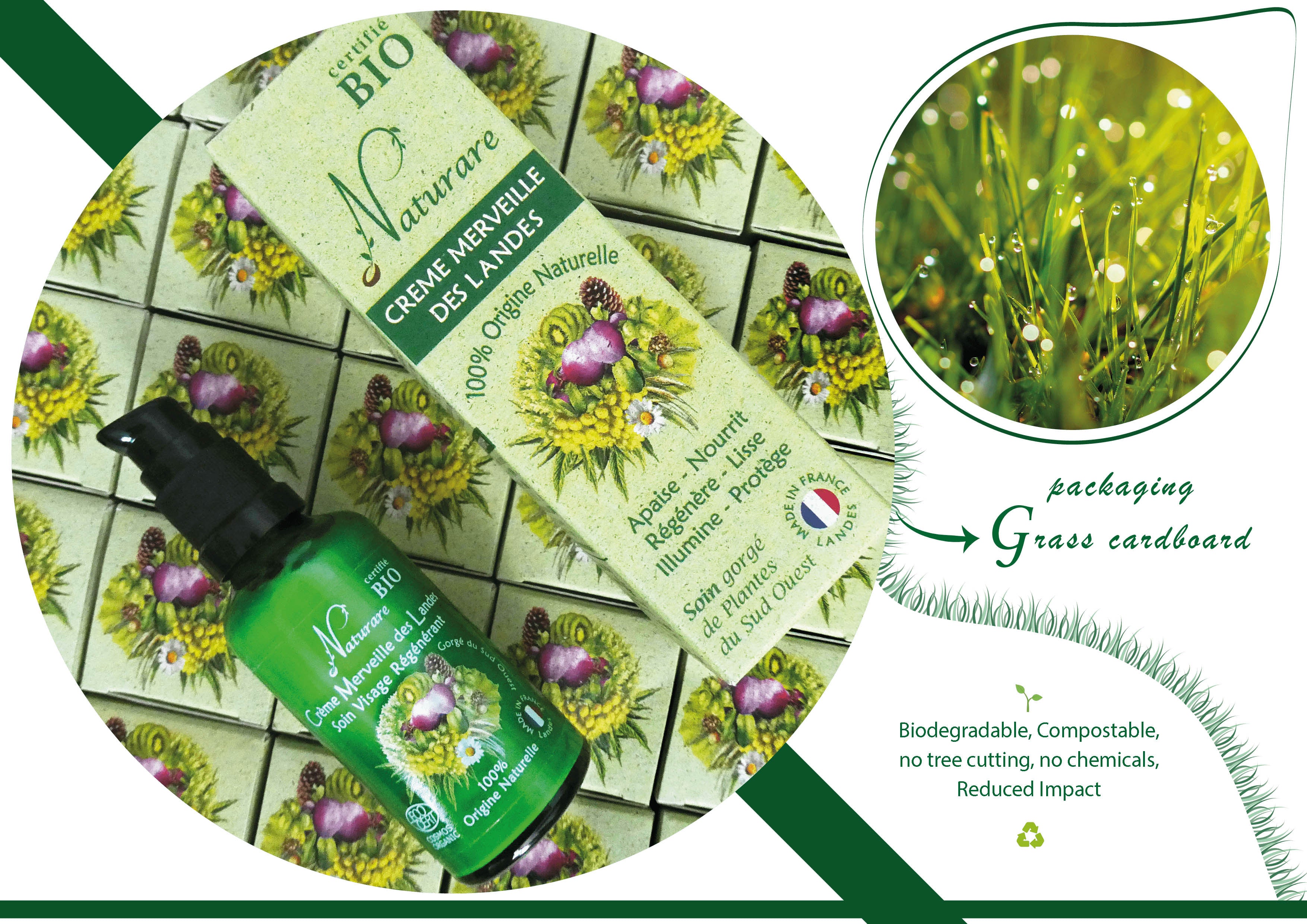 DROP - MERVEILLE DES LANDES BIO - Soin de peau Sensible Régénération Intégrale